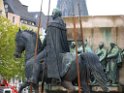 Reiterdenkmal kehrt zurueck auf dem Heumarkt P41